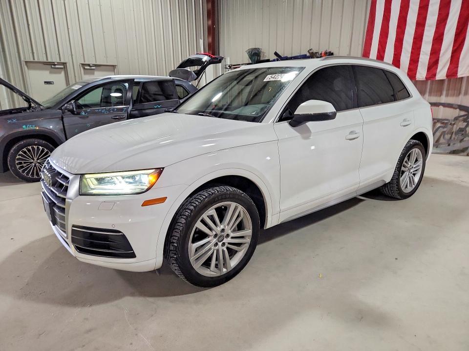 2018 Audi Q5 VIN WA1BNAFY4J2039056 COPART salvage auction — HAIL, Tx - Certificate Of Title, sold $175 on 2026-07-28 (photo 1)