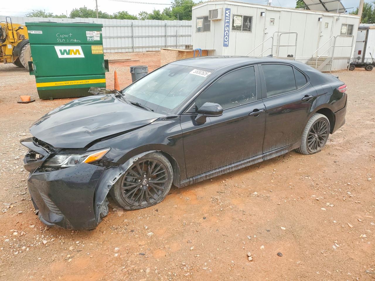2019 Toyota Camry VIN 4T1B11HK2KU268573 COPART salvage auction — Front End, OK - CERT OF TITLE-SALVAGE (P), sold $5,100 on 2026-07-09 (photo 1)