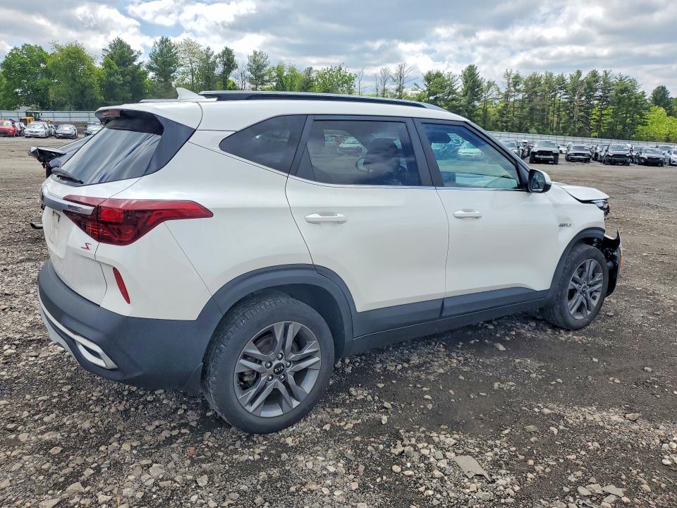 2021 Kia Seltos VIN KNDEUCAA0M7187515 COPART salvage auction — FRONT END, Md - Cert Of Salvage > 75% Damage, sold $4,850 on 2026-07-06 (photo 3)