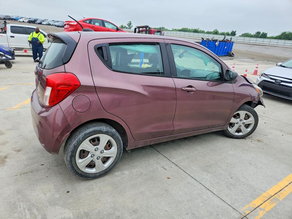2021 Chevrolet Spark VIN KL8CB6SA8MC714875 COPART salvage auction — FRONT END, IN - CERT OF TITLE-SALVAGE TITLE, sold $400 on 2026-07-09 (photo 3)