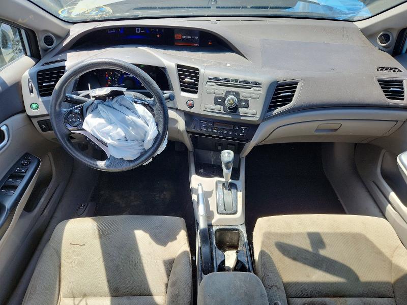 2012 Honda Civic VIN JHMFB4F2XCS003080 COPART salvage auction — FRONT END, Mn - Cert Of Title-Prior Salvage, sold $450 on 2026-07-14 (photo 8)