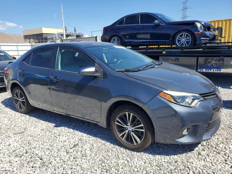 2016 Toyota Corolla VIN 5YFBURHE2GP557428 COPART salvage auction — REAR END, Id - Salvage Certificate Of Title, sold $3,600 on 2026-07-29 (photo 4)