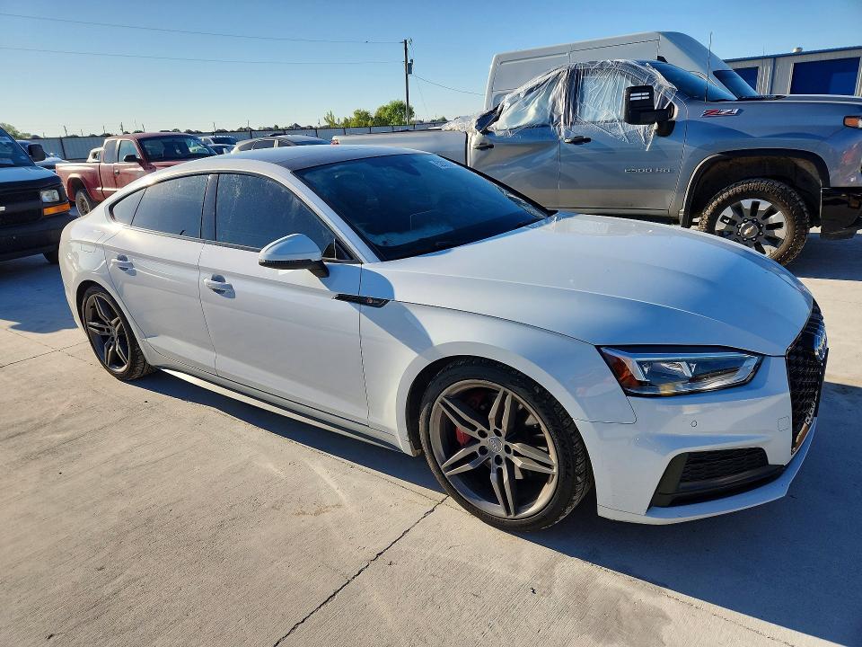 2018 Audi VIN WAUENCF57JA008164 COPART salvage auction — WATER/FLOOD, Tx - Salvage Title-Flood Damage, sold $5,900 on 2026-07-10 (photo 4)
