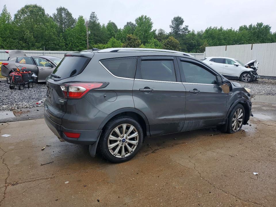2017 Ford Escape VIN 1FMCU0J91HUB46633 COPART salvage auction — FRONT END, Ms - Cert Of Title-Salvaged, sold $650 on 2026-07-09 (photo 3)