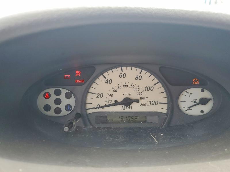 2001 Toyota Echo VIN JTDBT123310182078 COPART salvage auction — FRONT END, Nc - Salvage Certificate Of Title, sold $250 on 2026-07-08 (photo 9)