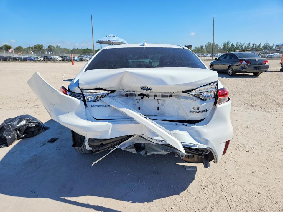 2023 Toyota VIN JTDBCMFE4P3023459 COPART salvage auction — REAR END, Fl - Certificate Of Destruction, sold $6,900 on 2026-07-09 (photo 6)