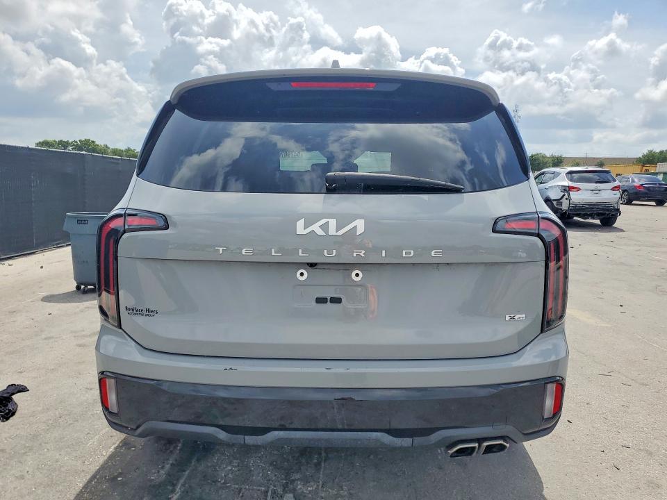 2024 Kia Telluride VIN 5XYP5DGC4RG492966 COPART salvage auction — FRONT END, Fl - Cert Of Title Slvg Rebuildable, sold $11,000 on 2026-07-23 (photo 6)