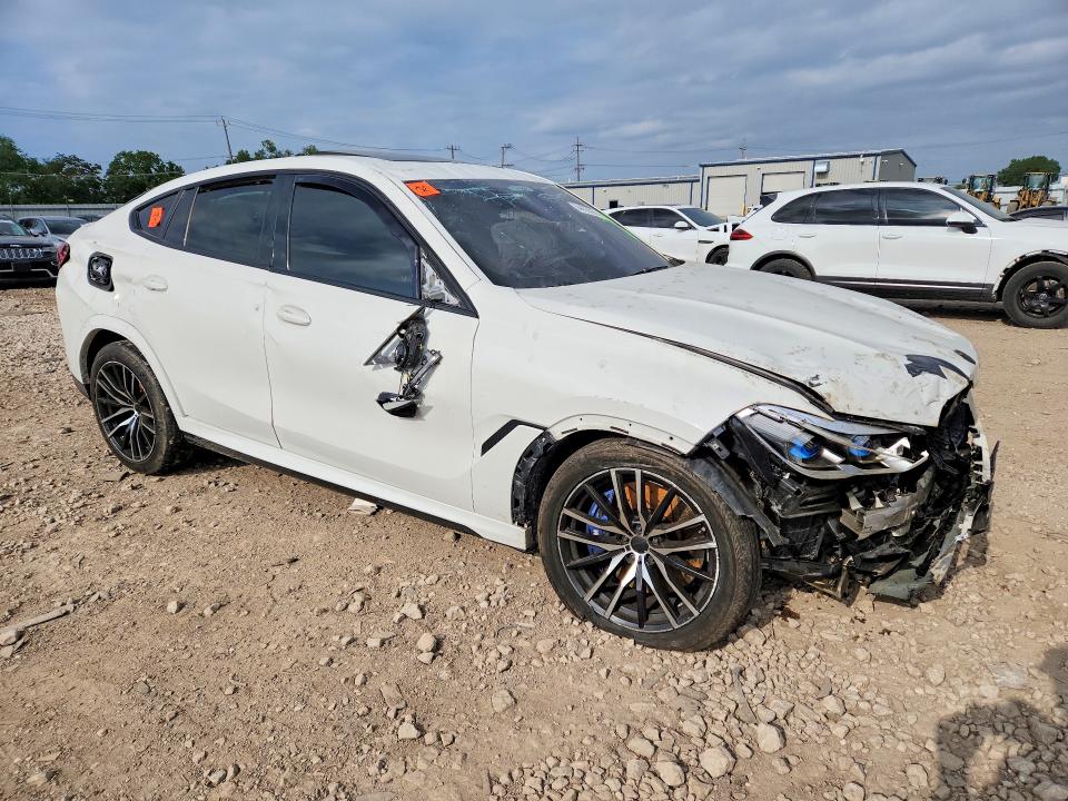2021 BMW X6 VIN 5UXCY8C07M9D95829 COPART salvage auction — FRONT END, Il - Salvage Certificate, sold $10,900 on 2026-07-17 (photo 4)