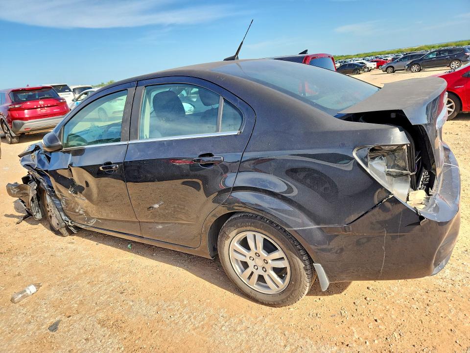 2014 Chevrolet SONIC VIN 1G1JC5SG0E4129125 COPART salvage auction — FRONT END, Tx - Salvage Vehicle Title, sold $325 on 2026-07-09 (photo 2)