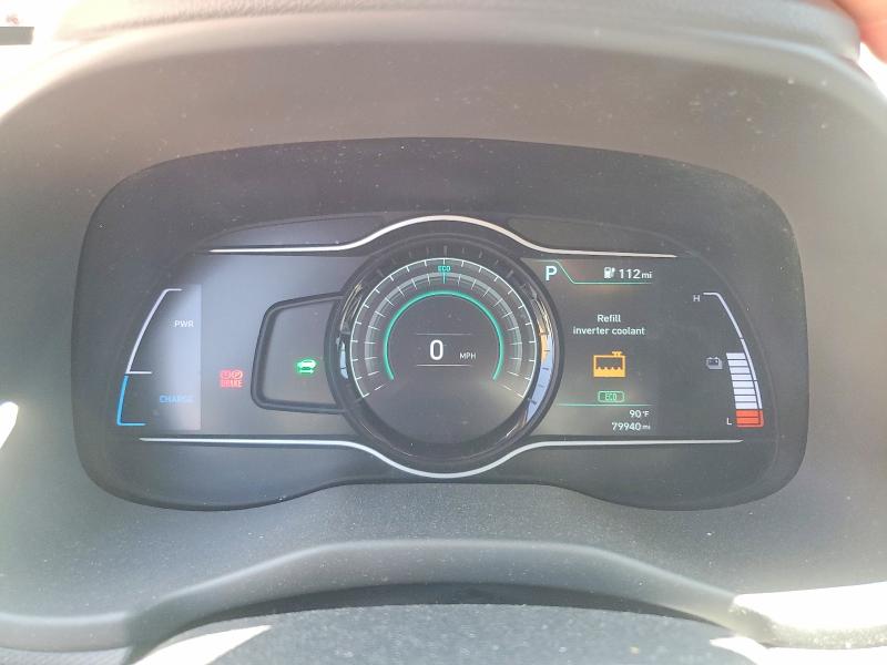 2020 Hyundai Kona VIN KM8K23AG0LU063740 COPART salvage auction — FRONT END, Nv - Salvage Title, sold $6,000 on 2026-07-13 (photo 9)