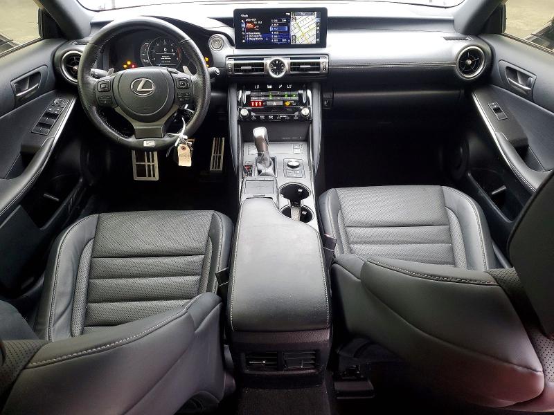 2021 Lexus VIN JTHGZ1B21M5044718 COPART salvage auction — FRONT END, CA - SALVAGE CERTIFICATE, sold $12,700 on 2026-07-15 (photo 8)