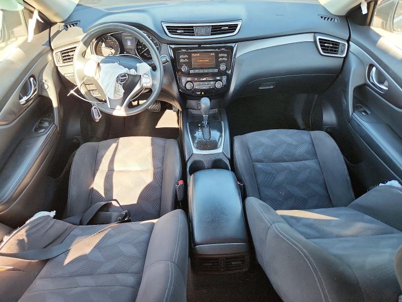 2015 Nissan Rogue VIN KNMAT2MV9FP524762 COPART salvage auction — FRONT END, Pa - Certificate Of Salvage, sold $1,350 on 2026-07-10 (photo 8)