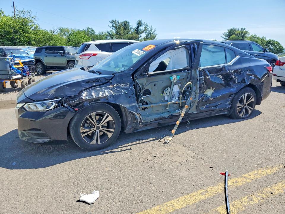 2020 Nissan Sentra VIN 3N1AB8CV5LY273551 COPART salvage auction — SIDE, PA - CERTIFICATE OF SALVAGE, sold $1,550 on 2026-07-02 (photo 1)