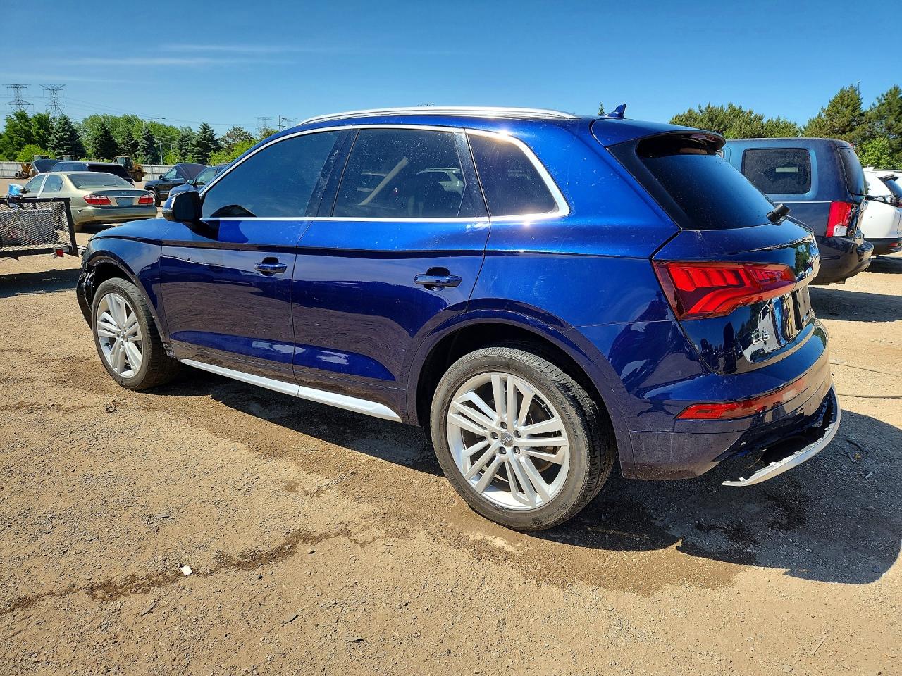 2018 Audi Q5 VIN WA1BNAFY6J2003417 COPART salvage auction — Front End, IL - SALVAGE CERTIFICATE, sold $6,000 on 2026-06-30 (photo 2)