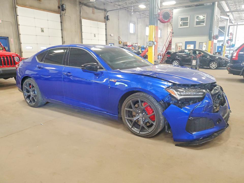 2022 Acura Tlx VIN 19UUB7F90NA002084 COPART salvage auction — FRONT END, Mn - Cert Of Title-Salvage (P), sold $17,400 on 2026-09-01 (photo 4)