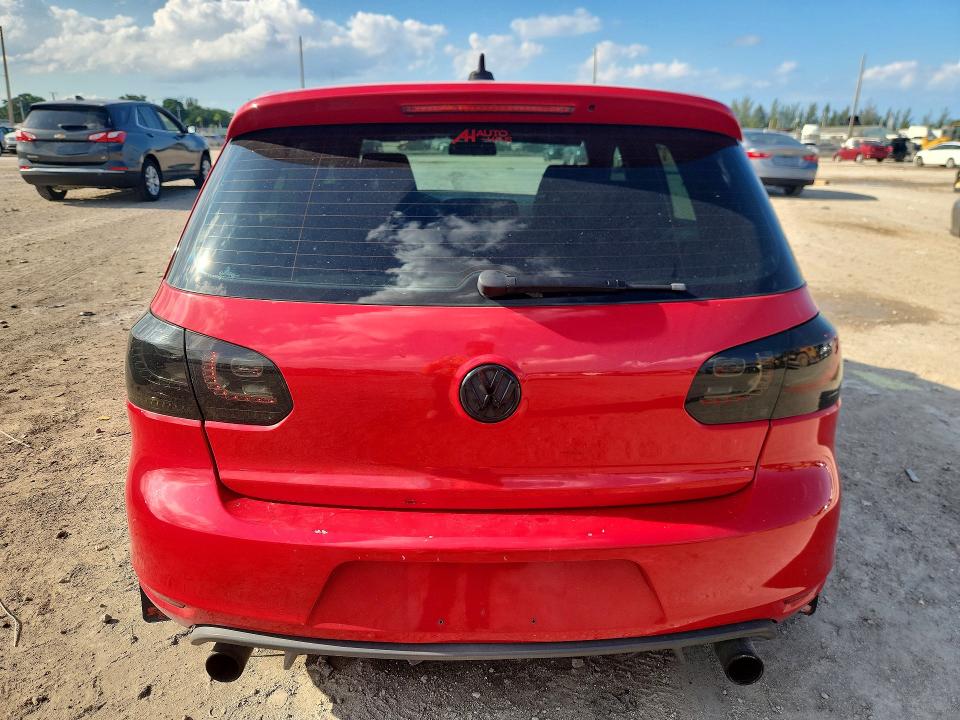 2012 Volkswagen Gti VIN WVWEV7AJ0CW015218 COPART salvage auction — FRONT END, Ga - Cert Of Title-Rebuilt, sold $900 on 2026-07-02 (photo 6)
