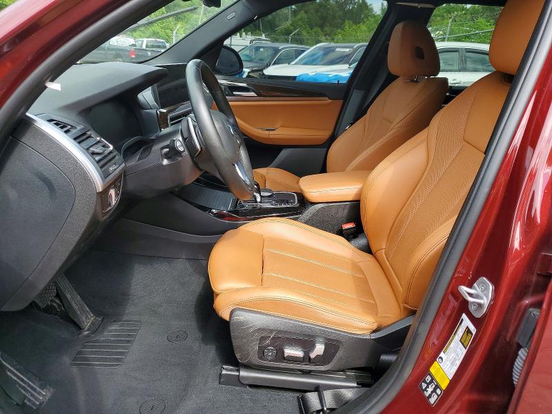 2022 BMW X3 VIN 5UX53DP03N9L62156 COPART salvage auction — REAR END, Md - Cert Of Salvage > 75% Damage, sold $5,600 on 2026-07-02 (photo 7)