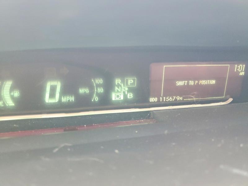 2014 Toyota Prius VIN JTDKN3DU8E1736789 COPART salvage auction — FRONT END, Fl - Cert Of Title Slvg Rebuildable, sold $850 on 2026-07-14 (photo 9)