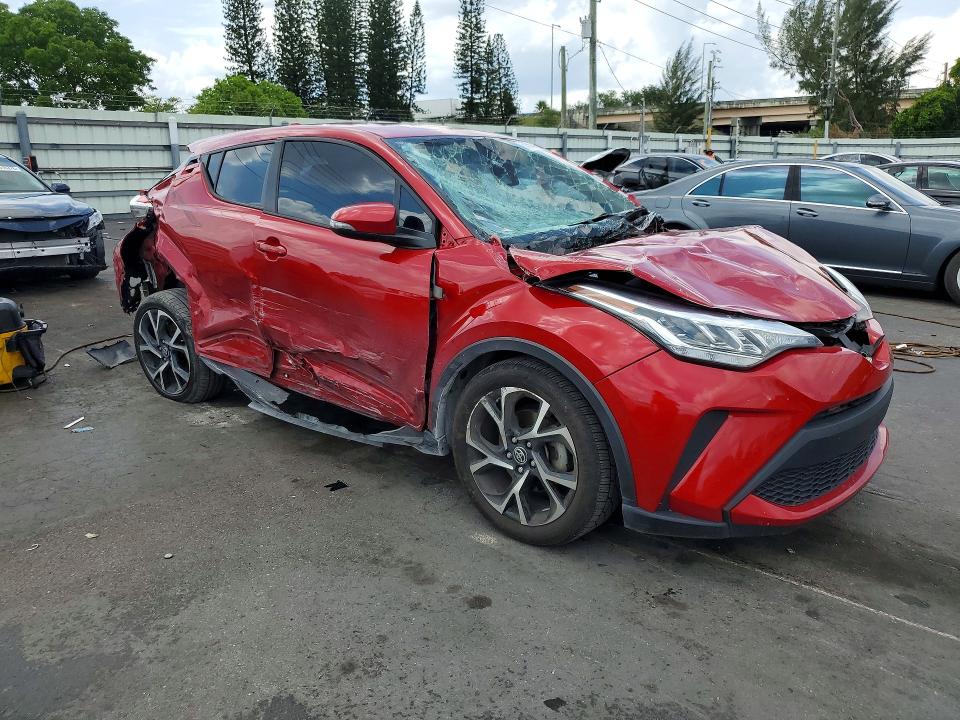2021 Toyota C-hr VIN NMTKHMBX0MR139100 COPART salvage auction — FRONT END, Fl - Certificate Of Destruction, sold $3,300 on 2026-07-13 (photo 4)