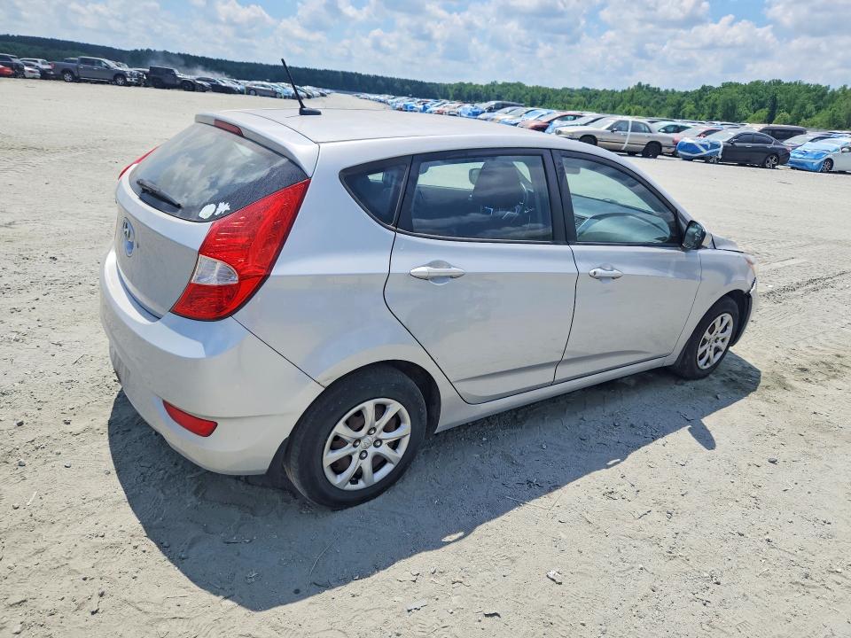 2013 Hyundai Accent VIN KMHCT5AE3DU109865 COPART salvage auction — FRONT END, Sc - Cert Of Title-Salvage, sold $750 on 2026-07-15 (photo 3)