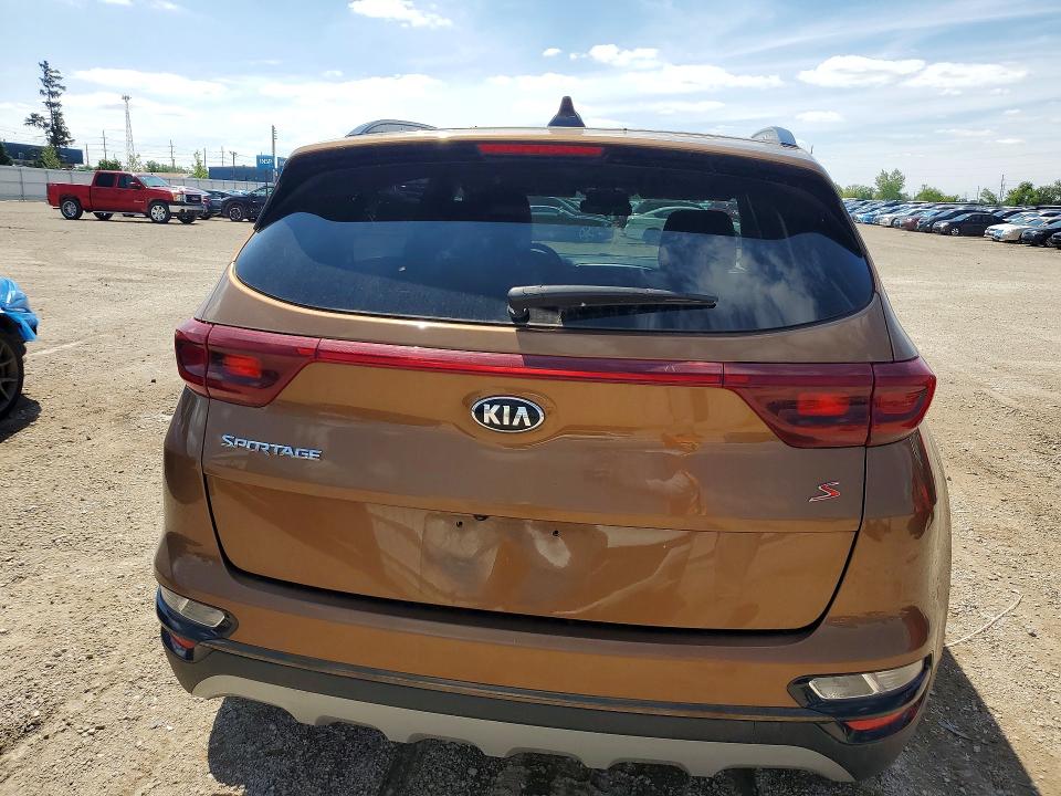 2020 Kia VIN KNDP6CAC8L7637835 COPART salvage auction — HAIL, Ia - Cert Of Title-Salvage Title, sold $3,400 on 2026-07-08 (photo 6)