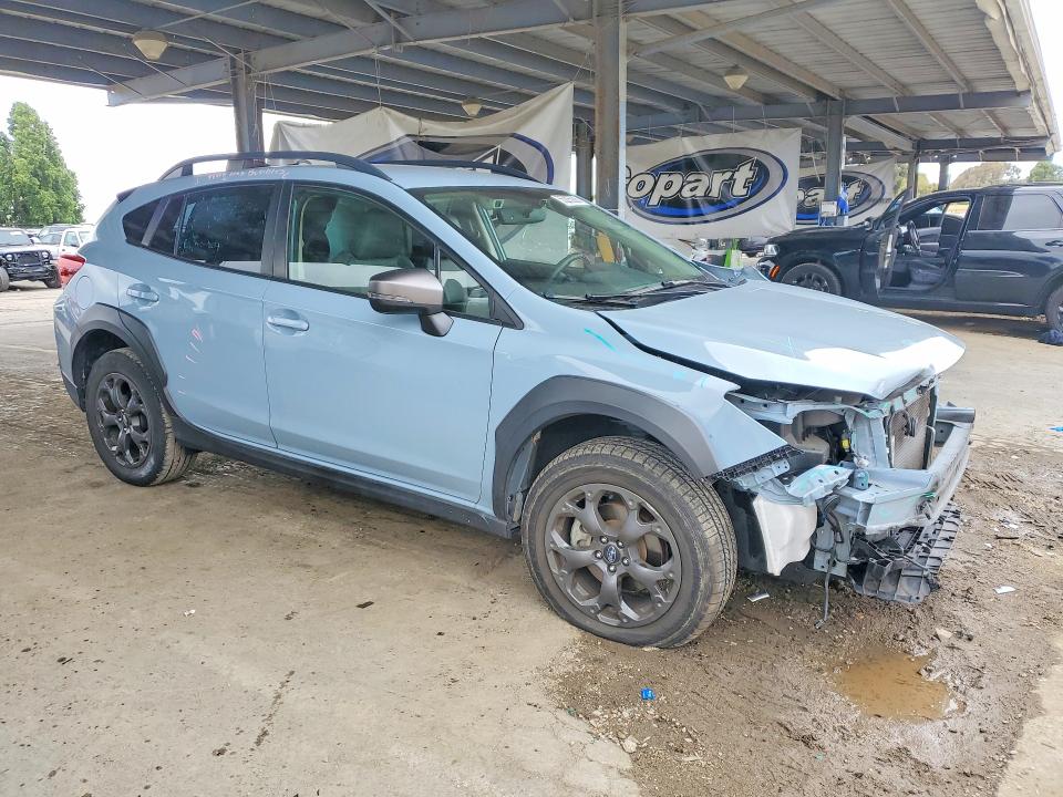 2021 Subaru Crosstrek VIN JF2GTHRC7MH247400 COPART salvage auction — FRONT END, CA - SALVAGE CERTIFICATE, sold $6,500 on 2026-07-07 (photo 4)
