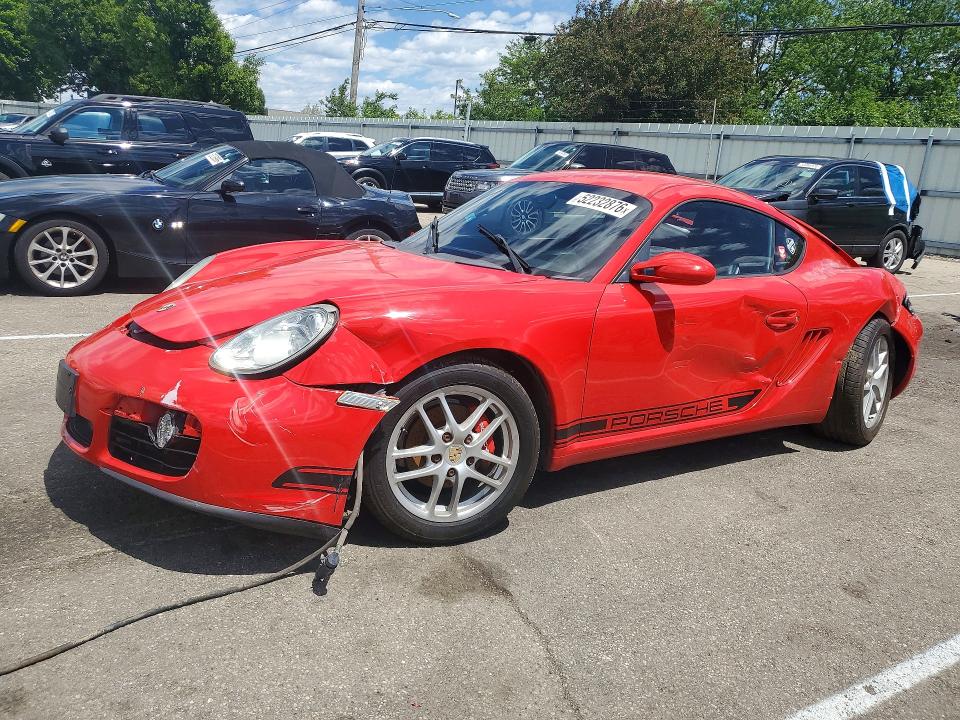 2007 Porsche Cayman VIN WP0AA29827U760424 COPART salvage auction — REAR END, Oh - Cert Of Title-Salvage, sold $1,700 on 2026-07-08 (photo 1)