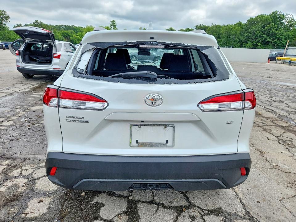 2024 Toyota Corolla cross VIN 7MUCAAAGXRV111263 COPART salvage auction — HAIL, MO - SALVAGE CERTIFICATE OF TITLE, sold $11,900 on 2026-07-27 (photo 6)