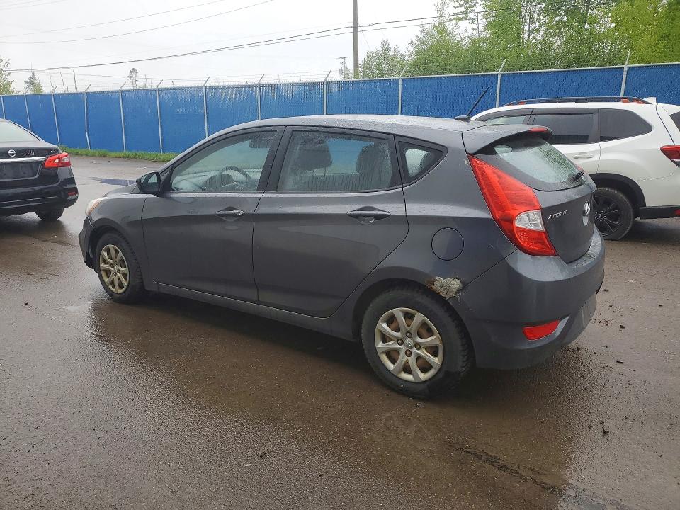 2012 Hyundai Accent VIN KMHCT5AE3CU048564 COPART salvage auction — FRONT END, Nb - Clean Title, sold $275 on 2026-07-30 (photo 2)