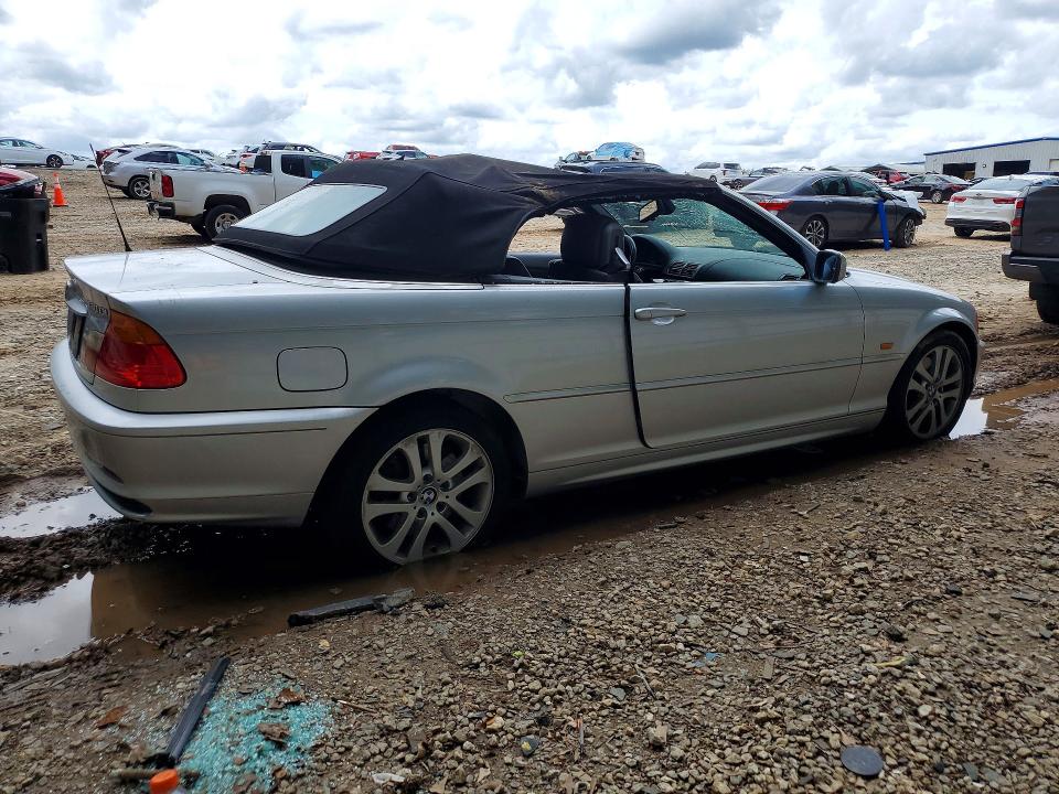 2003 BMW 3er VIN WBABS534X3JU98377 COPART salvage auction — ROOF, Ga - Cert Of Title-Salvage, sold $900 on 2026-07-10 (photo 3)