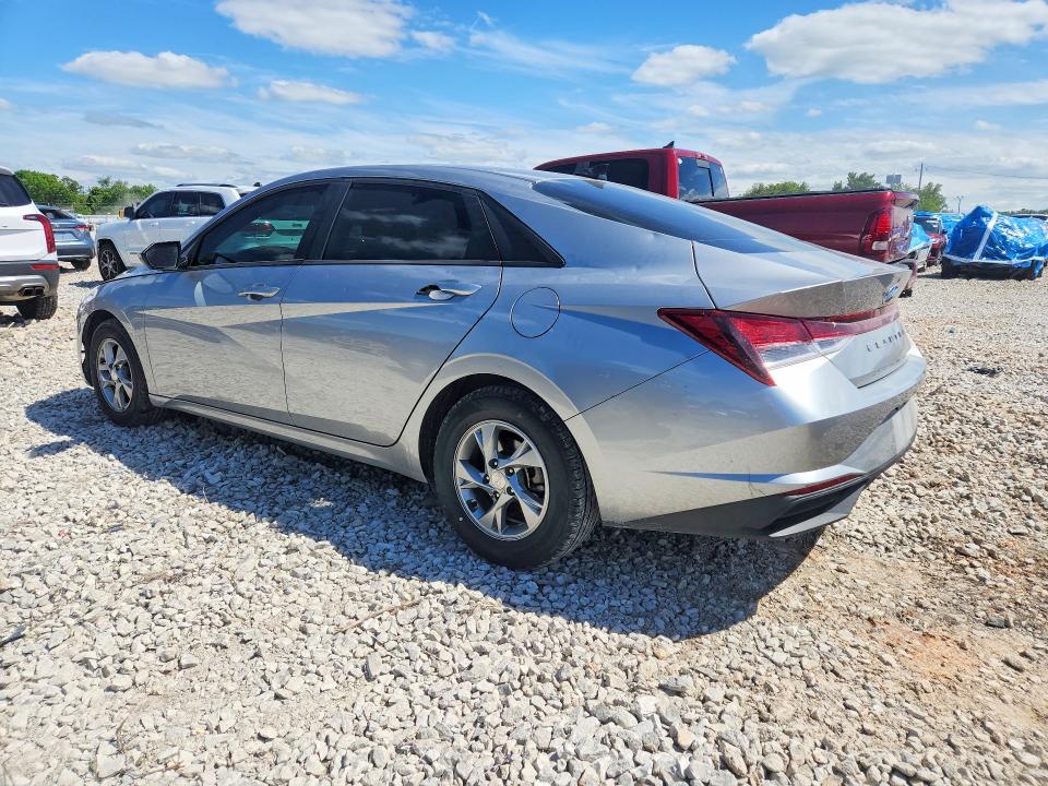 2022 Hyundai Elantra VIN 5NPLL4AG7NH058107 COPART salvage auction — HAIL, Mo - Salvage Certificate Of Title, sold $4,850 on 2026-07-22 (photo 2)