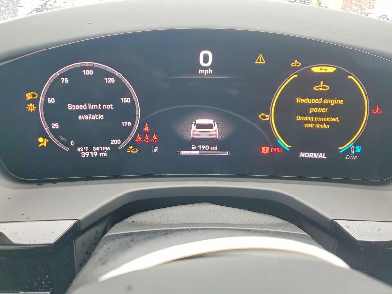 2025 Porsche Panamera VIN WP0AA2YA7SL011380 COPART salvage auction — FRONT END, Fl - Cert Of Title Slvg Rebuildable, sold $31,000 on 2026-07-30 (photo 9)