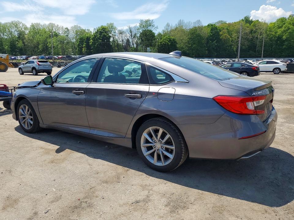 2021 Honda Accord VIN 1HGCV1F17MA071377 COPART salvage auction — FRONT END, Ny - Mv-907A Salvage Certificate, sold $4,300 on 2026-07-09 (photo 2)