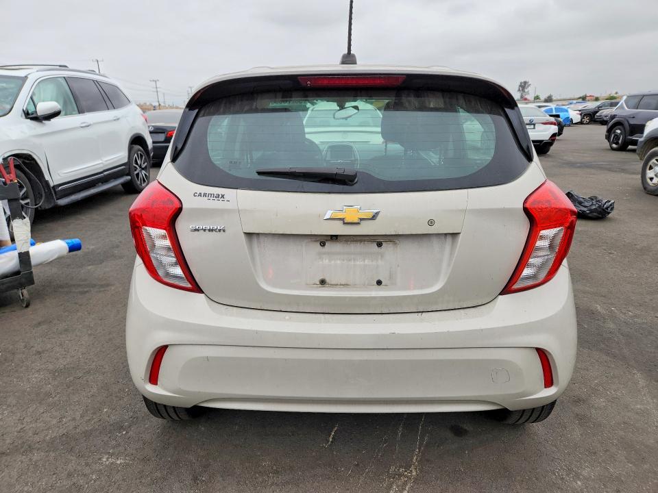 2018 Chevrolet Spark VIN KL8CB6SA3JC433207 COPART salvage auction — FRONT END, Ca - Salvage Certificate, sold $1,750 on 2026-07-08 (photo 6)