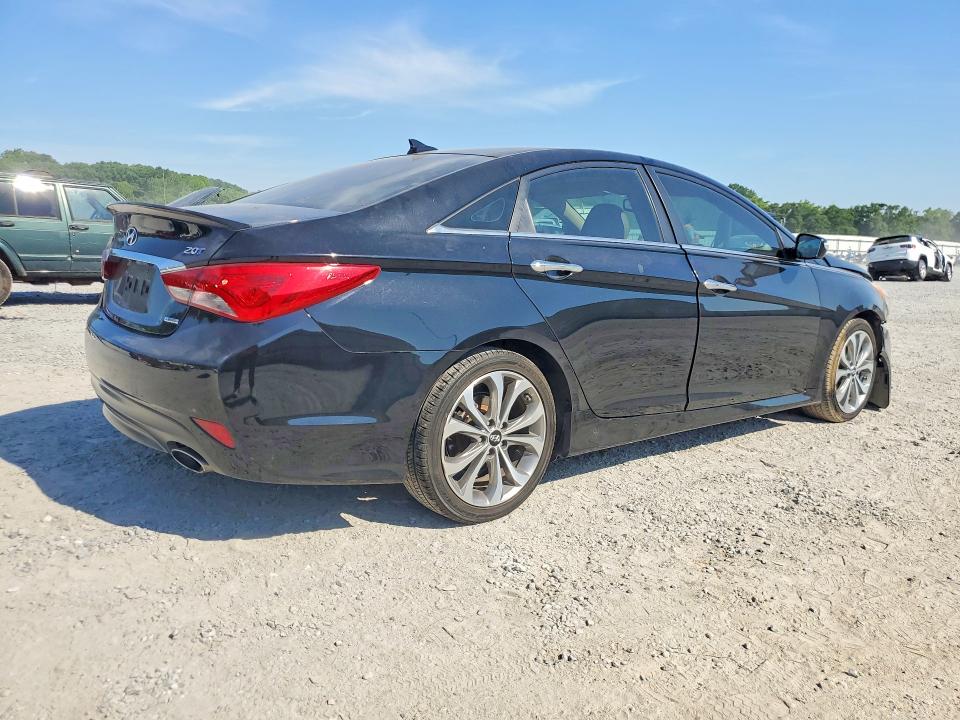2014 Hyundai Sonata VIN 5NPEC4AB2EH943425 COPART salvage auction — FRONT END, Nc - Salvage Certificate Of Title, sold $725 on 2026-07-08 (photo 3)