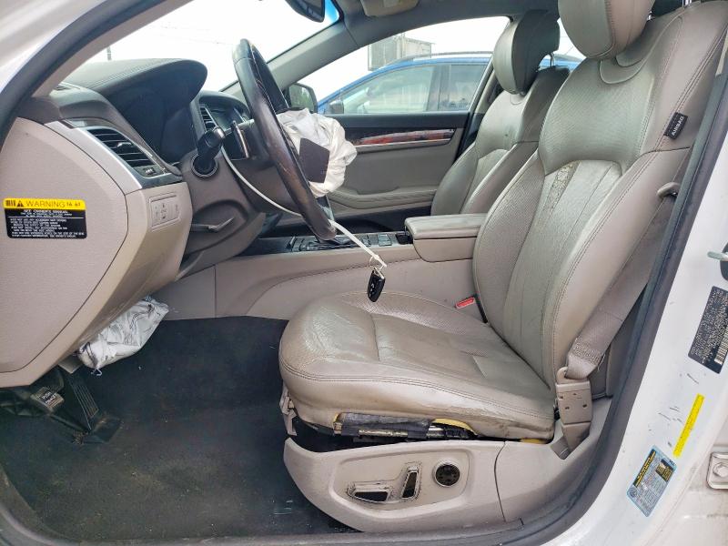 2015 Hyundai VIN KMHGN4JE2FU097166 COPART salvage auction — FRONT END, Va - Non-Repairable Certificate, sold $400 on 2026-07-17 (photo 7)