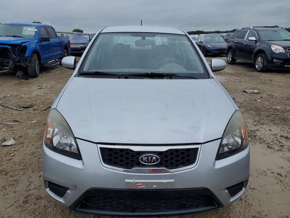 2010 Kia Rio VIN KNADH4A33A6680109 COPART salvage auction — HAIL, OH - CERT OF TITLE-SALVAGE, sold $475 on 2026-07-02 (photo 5)