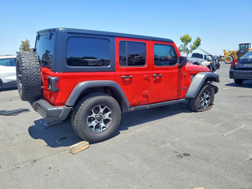 2022 Jeep Wrangler unlimited VIN 1C4HJXFN5NW129576 COPART salvage auction — FRONT END, CA - SALVAGE CERTIFICATE, sold $13,600 on 2026-07-27 (photo 3)