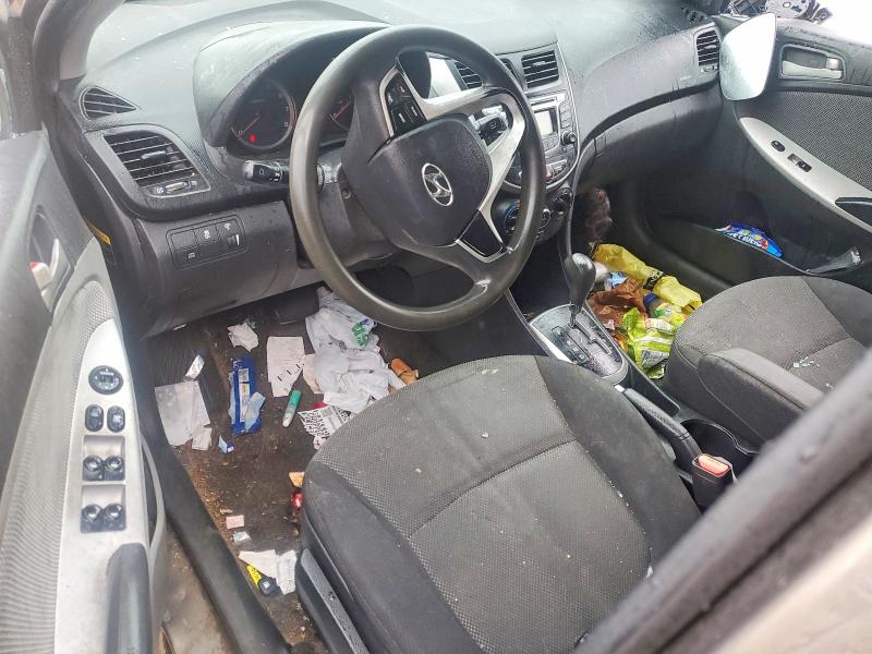 2013 Hyundai Accent VIN KMHCT5AE1DU111095 COPART salvage auction — ROLLOVER, SC - CERT OF TITLE-SALVAGE, sold $200 on 2026-07-06 (photo 8)