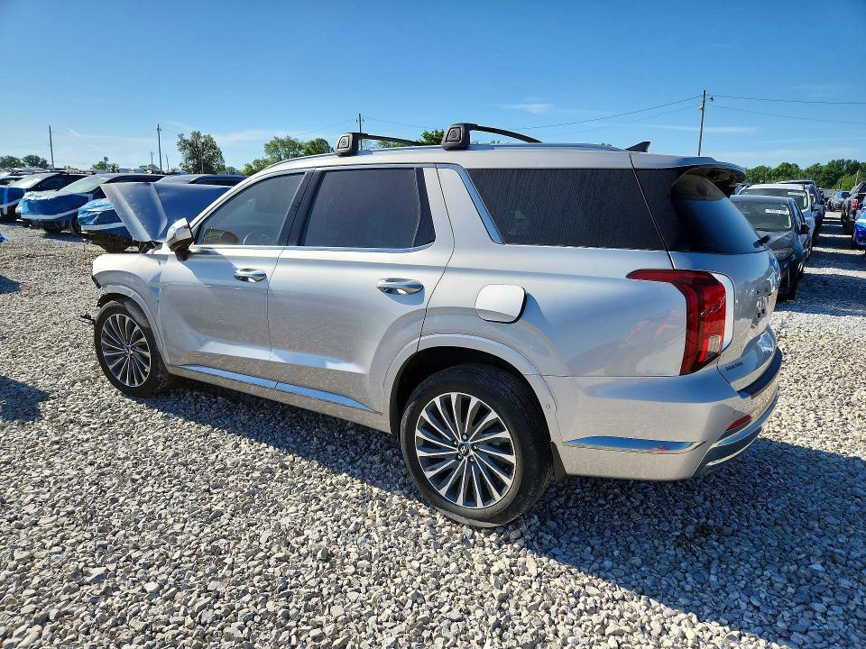 2025 Hyundai Palisade VIN KM8R7DGEXSU906756 COPART salvage auction — FRONT END, Mo - Salvage Certificate Of Title, sold $7,200 on 2026-07-08 (photo 2)