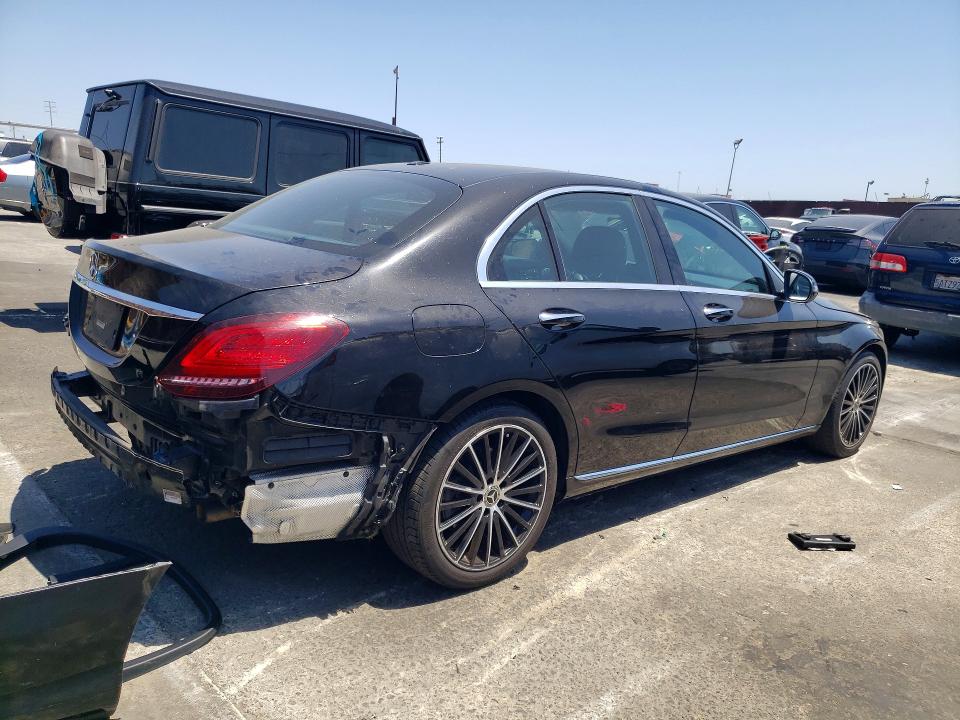 2020 Mercedes-benz C-klasse VIN WDDWF8DB0LR526475 COPART salvage auction — FRONT END, Ca - Salvage Certificate, sold $200 on 2026-07-22 (photo 3)