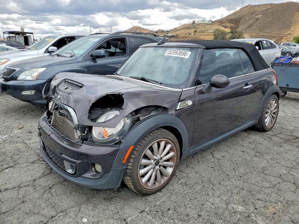 2012 Mini VIN WMWZP3C55CT250913 COPART salvage auction — FRONT END, Ca - Salvage Certificate, sold $675 on 2026-08-06 (photo 1)