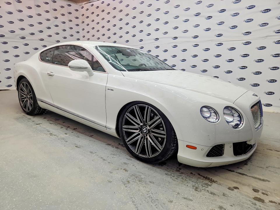2014 Bentley Continental VIN SCBFC7ZA6EC087255 COPART salvage auction — FRONT END, TX - CERTIFICATE OF TITLE (P), sold $20,200 on 2026-07-31 (photo 4)