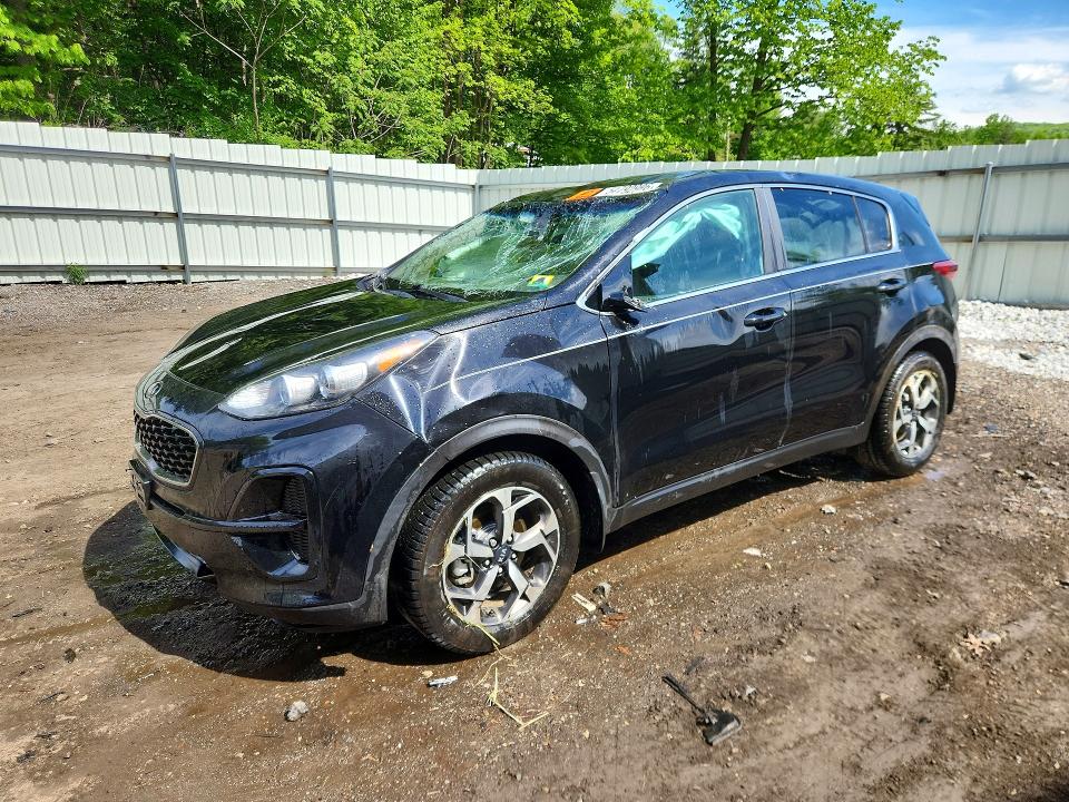 2020 Kia Sportage VIN KNDPM3ACXL7713819 COPART salvage auction — ROLLOVER, Vt - Cert Of Title-Salvage Vehicle, sold $2,200 on 2026-07-13 (photo 1)