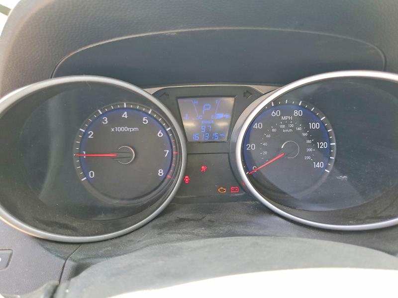 2012 Hyundai VIN KM8JU3AC4CU537112 COPART salvage auction — FRONT END, Tx - Salvage Vehicle Title, sold $750 on 2026-07-06 (photo 9)