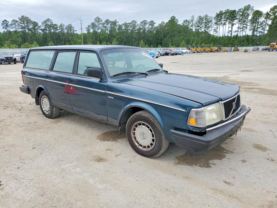 1993 Volvo 240 series VIN YV1AW8804P1951497 COPART salvage auction — FRONT END, Sc - Cert Of Title-Salvage, sold $350 on 2026-08-10 (photo 4)