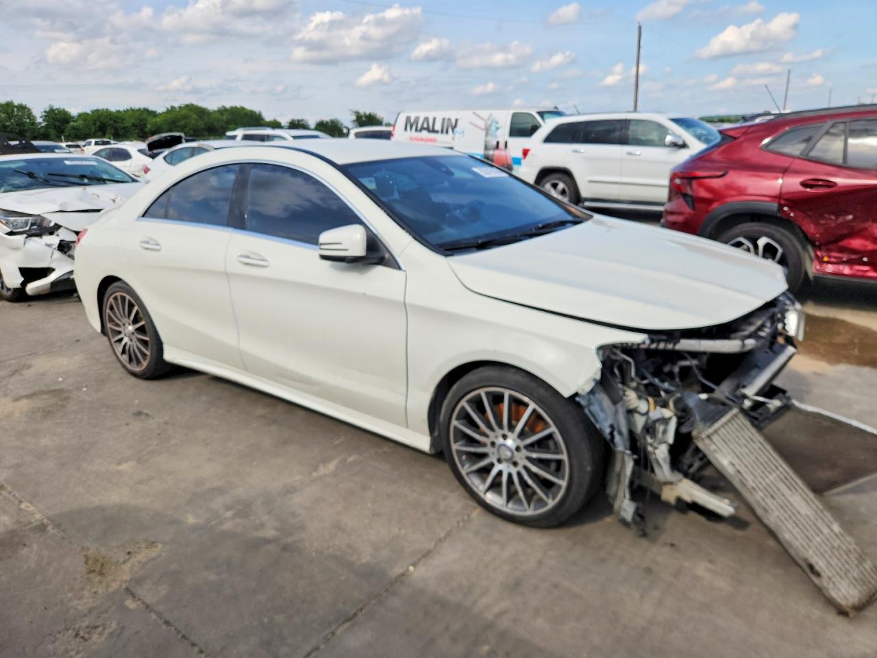 2016 Mercedes-Benz CLA-Class VIN WDDSJ4EBXGN336216 COPART salvage auction — Front End, TX - CERTIFICATE OF TITLE, sold $2,600 on 2026-07-08 (photo 4)