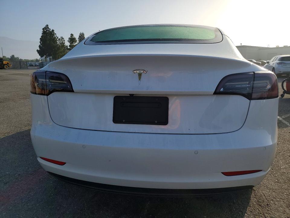 2021 Tesla Model 3 VIN 5YJ3E1EA3MF061467 COPART salvage auction — FRONT END, Ca - Salvage Certificate, sold $5,500 on 2026-07-30 (photo 6)