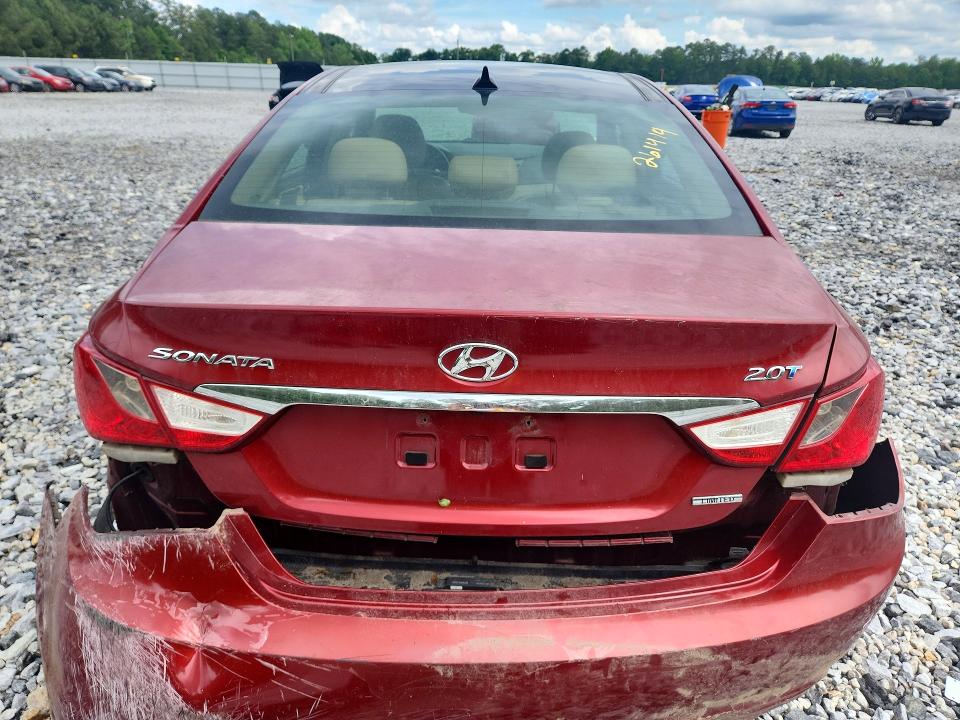 2012 Hyundai Sonata VIN 5NPEC4AB2CH449918 COPART salvage auction — REAR END, Ga - Cert Of Title-Salvage, sold $550 on 2026-07-28 (photo 6)