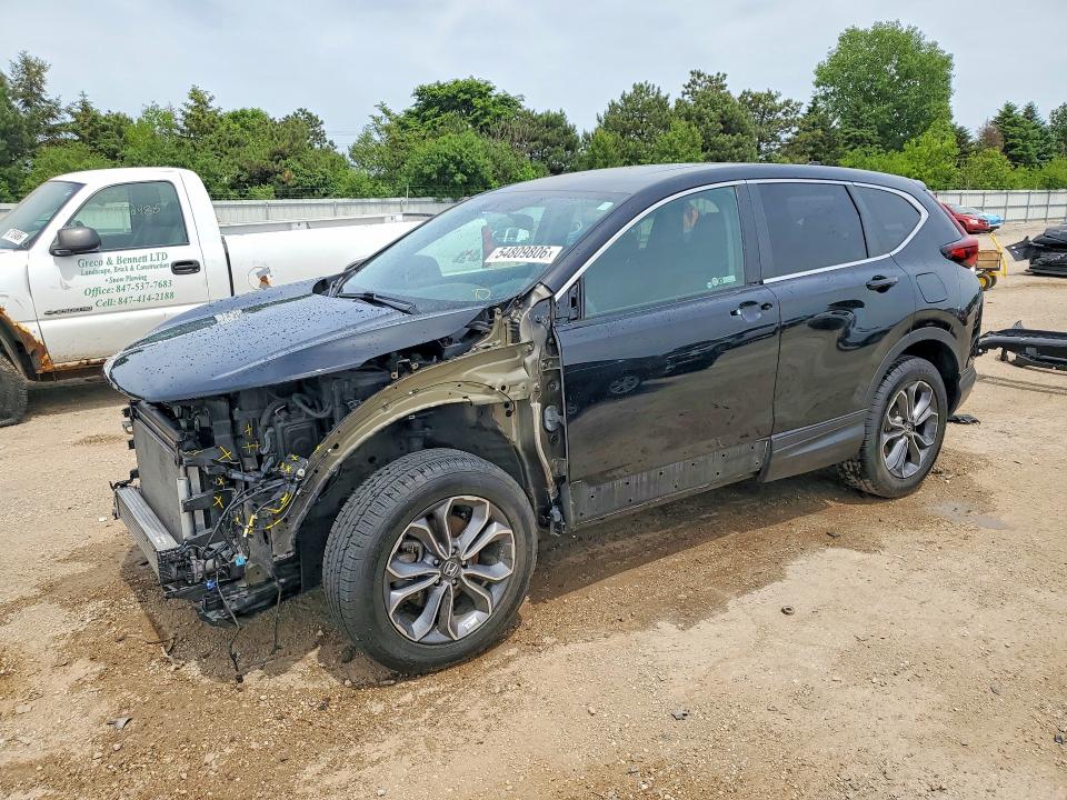 2022 Honda Cr-v VIN 2HKRW2H52NH652050 COPART salvage auction — FRONT END, Wi - Cert Of Title-Salvage Vehicle, sold $8,200 on 2026-07-30 (photo 1)